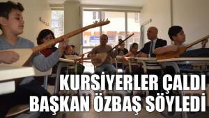 KURSİYERLER ÇALDI BAŞKAN ÖZBAŞ SÖYLEDİ