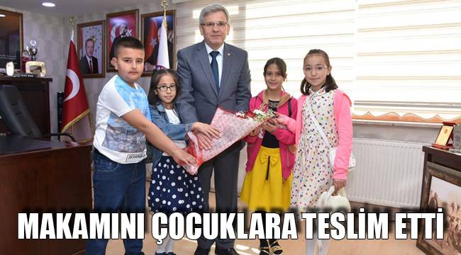 MAKAMINI ÇOCUKLARA TESLİM ETTİ