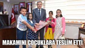 MAKAMINI ÇOCUKLARA TESLİM ETTİ
