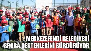 MERKEZEFENDİ BELEDİYESİ SPORA DESTEKLERİNİ SÜRDÜRÜYOR