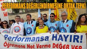PERFORMANS DEĞERLENDİRMESİNE ORTAK TEPKİ