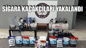 SİGARA KAÇAKÇILARI YAKALANDI