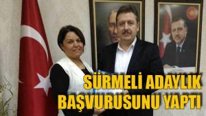 SÜRMELİ ADAYLIK BAŞVURUSUNU YAPTI