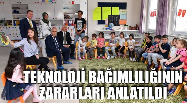 TEKNOLOJİ BAĞIMLILIĞININ ZARARLARI ANLATILDI