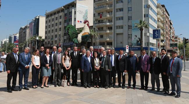 TÜRK-ALMAN KOOPERATİF BİRLİKLERİ’NDEN BÜYÜKŞEHİR’E ZİYARET