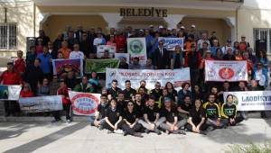 TÜRKİYE’NİN DAĞCILARI BÜYÜK YÜRÜYÜŞÜ ÇAL’DA BAŞLATTI