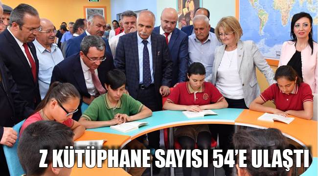 Z KÜTÜPHANE SAYISI 54’E ULAŞTI