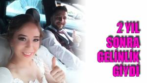 2 YIL SONRA GELİNLİK GİYDİ