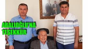 ABALIOĞLU’NA TEŞEKKÜR
