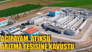 ACIPAYAM, ATIKSU ARITMA TESİSİNE KAVUŞTU