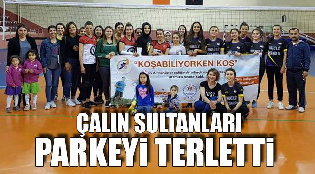 ÇALIN SULTANLARI PARKEYİ TERLETTİ