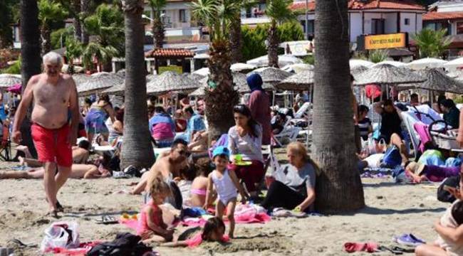 Denizlililer denize koştu
