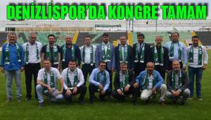 DENİZLİSPOR'DA KONGRE TAMAM
