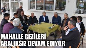 MAHALLE GEZİLERİ ARALIKSIZ DEVAM EDİYOR