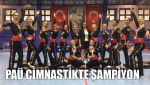 PAÜ CİMNASTİKTE ŞAMPİYON