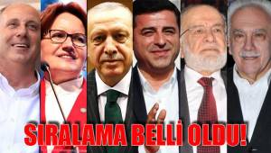 SIRALAMA BELLİ OLDU!