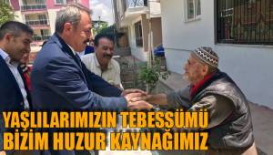 YAŞLILARIMIZIN TEBESSÜMÜ BİZİM HUZUR KAYNAĞIMIZ