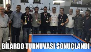 BİLARDO TURNUVASI SONUÇLANDI