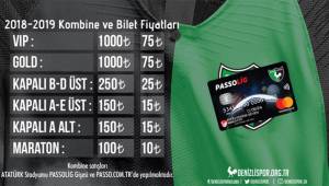 BİLET FİYATLARI BELİRLENDİ