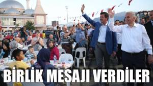 BİRLİK MESAJI VERDİLER