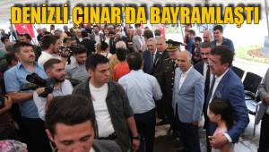DENİZLİ ÇINAR’DA BAYRAMLAŞTI