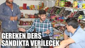 GEREKEN DERS SANDIKTA VERİLECEK