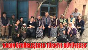 ‘KADIN ÖZGÜRLEŞECEK TÜRKİYE BÜYÜYECEK’