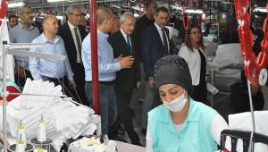 KILIÇDAROĞLU İŞÇİLERLE BULUŞTU