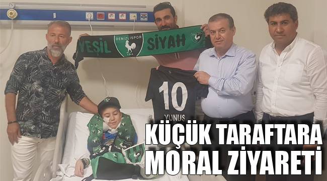 KÜÇÜK TARAFTARA MORAL ZİYARETİ