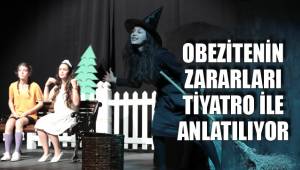 OBEZİTENİN ZARARLARI TİYATRO İLE ANLATILIYOR