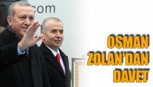 OSMAN ZOLAN'DAN DAVET