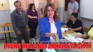 OYUNU KULLANDI ANKARA’YA GİTTİ