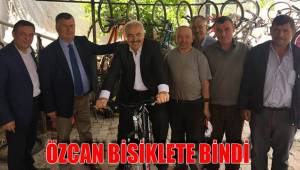 ÖZCAN BİSİKLETE BİNDİ
