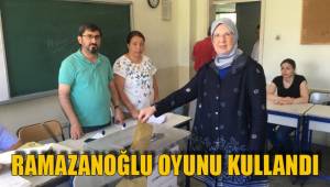 RAMAZANOĞLU OYUNU KULLANDI