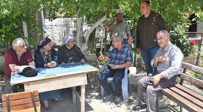 ŞEVKAN SORUNLARI YERİNDE DİNLİYOR