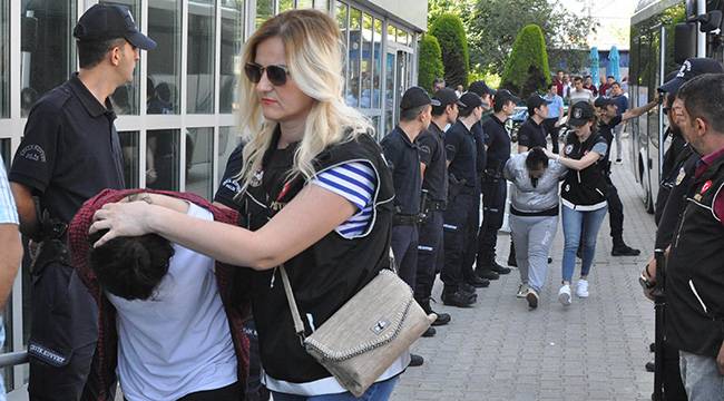 Şüpheliler adliyeye sevk edildi