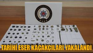 TARİHİ ESER KAÇAKÇILARI YAKALANDI