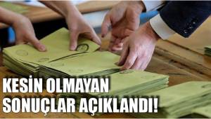 YSK KESİN OLMAYAN SONUÇLARI AÇIKLADI!