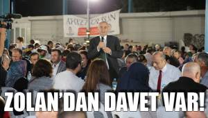 ZOLAN’DAN DAVET VAR