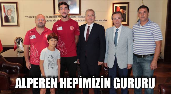 ALPEREN HEPİMİZİN GURURU