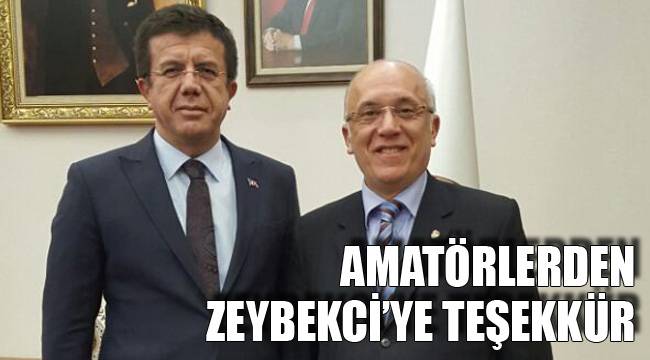 AMATÖRLERDEN ZEYBEKCİ’YE TEŞEKKÜR
