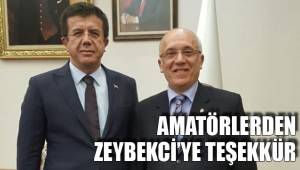 AMATÖRLERDEN ZEYBEKCİ’YE TEŞEKKÜR
