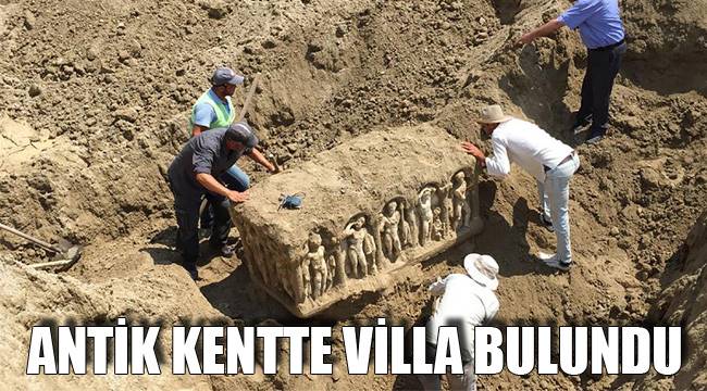 ANTİK KENTTE VİLLA BULUNDU