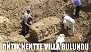 ANTİK KENTTE VİLLA BULUNDU