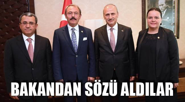 BAKANDAN SÖZÜ ALDILAR