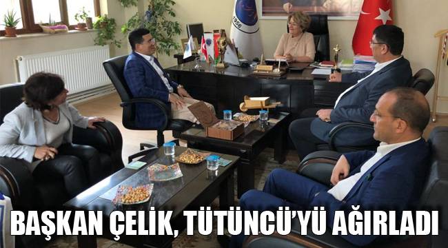 BAŞKAN BİRSEN ÇELİK, AKDENİZ BELEDİYELER BİRLİĞİ BAŞKANINI AĞIRLADI