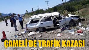 ÇAMELİ’DE TRAFİK KAZASI