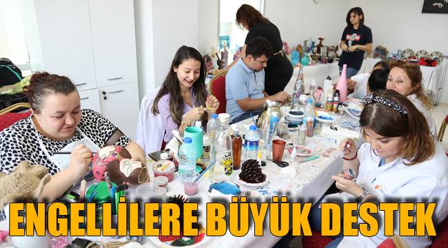 ENGELLİLERE BÜYÜK DESTEK