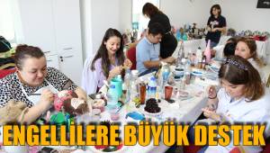 ENGELLİLERE BÜYÜK DESTEK