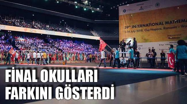 FİNAL OKULLARI FARKINI GÖSTERDİ